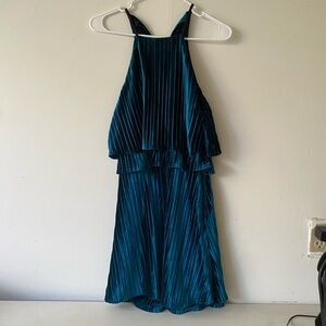 NWT LIKELY Cosgrove Halter Velvet Mini